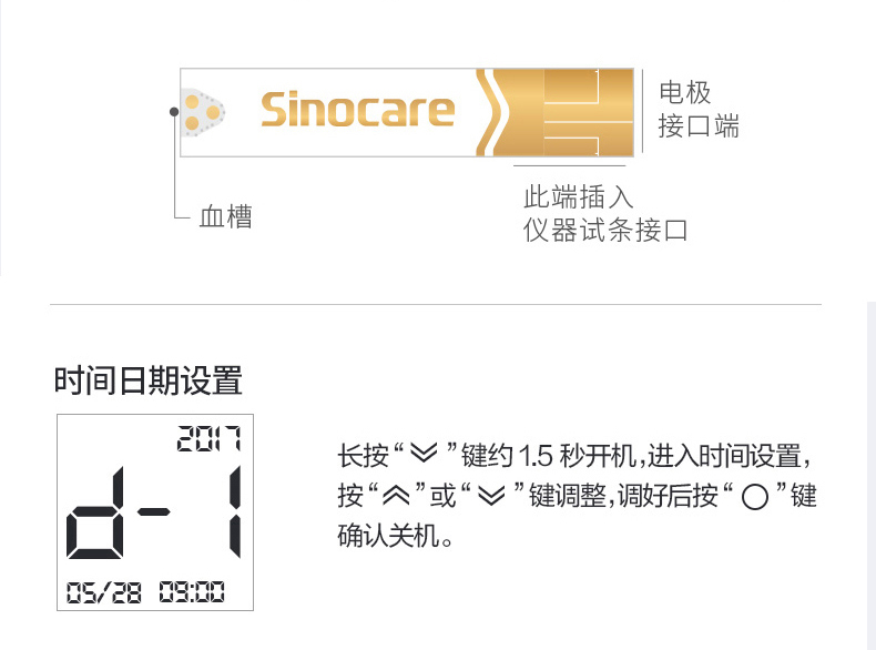三诺金稳血糖仪说明书图片